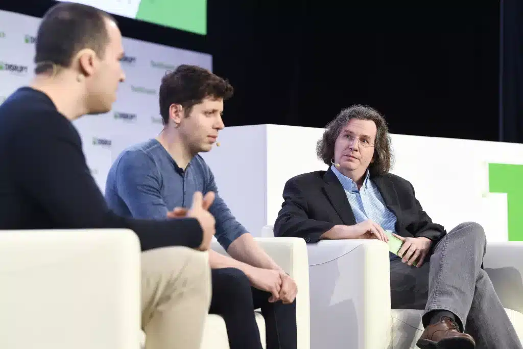 Disrupt SF TechCrunch Disrupt San Francisco 2019 - Day 2 (48837827748) - two men sitting in chairs
