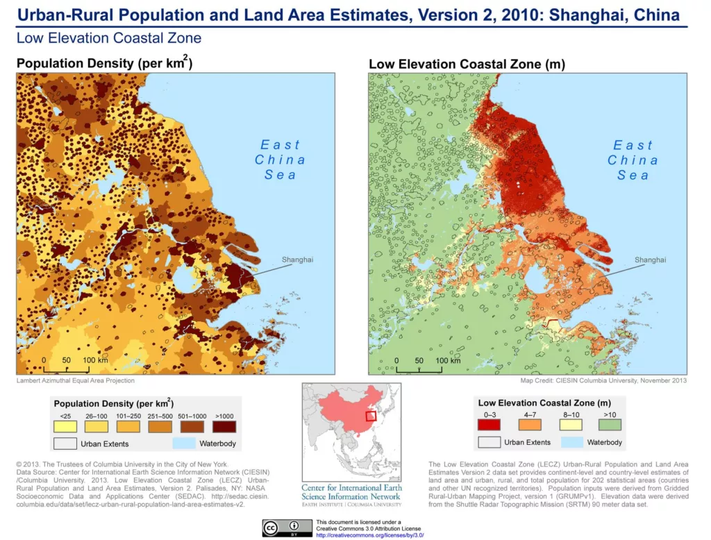 Urban-Rural Population and Land Area Estimates, v2, 2010 Shanghai, China (13874137394) - a box of a