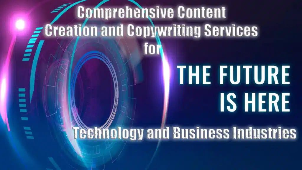 'Comprehensive Content Creation and Copywriting Services - comprehensive content creation for the fu