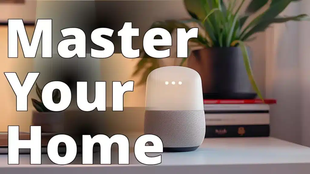 The featured image should show a Google Home device placed in a modern